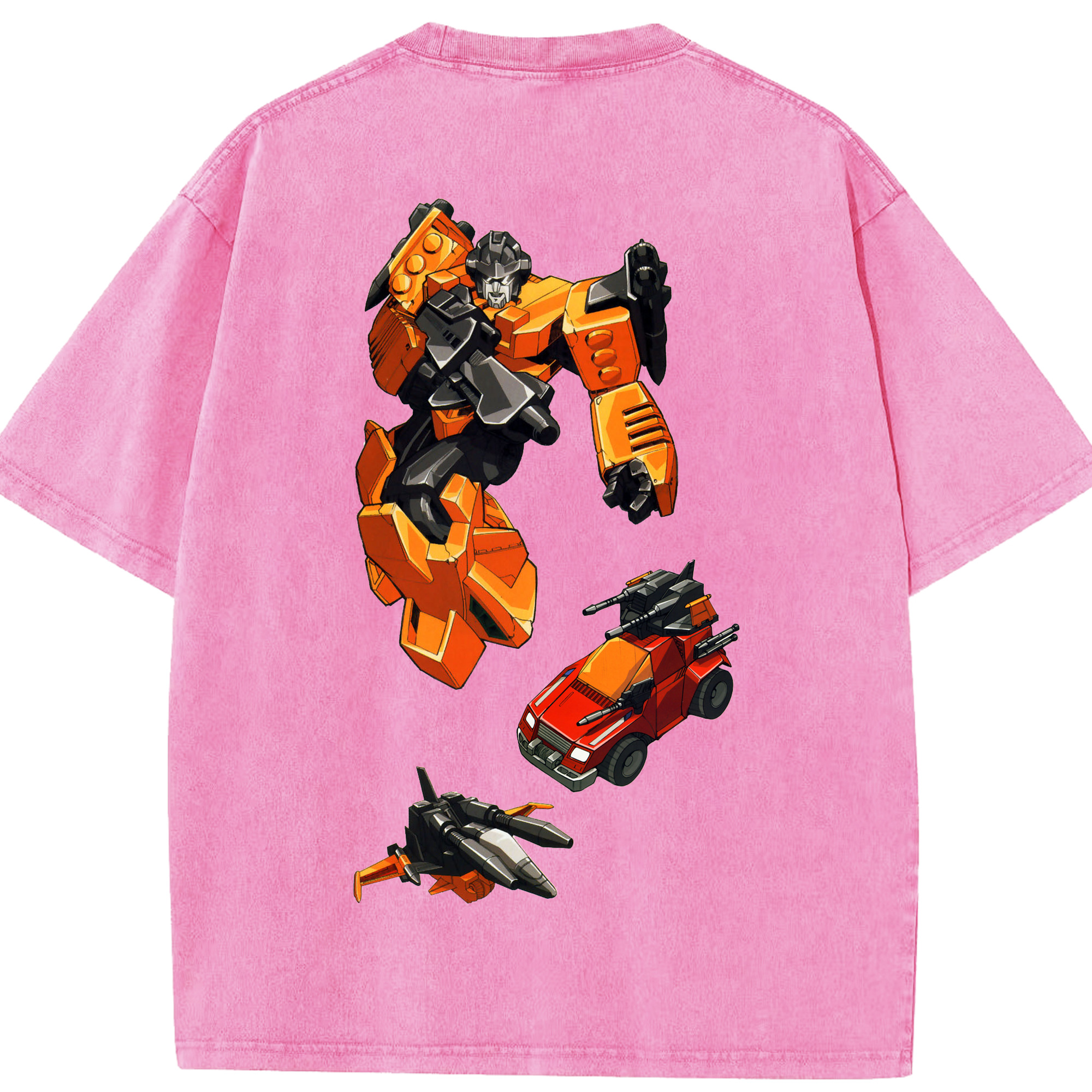 （画像用）  綿100% ヴィンテージ風 半袖Tシャツ（背面プリント）